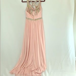 Pale pink gown
